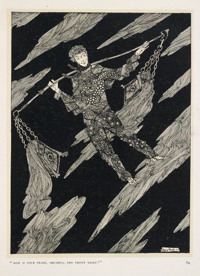 Star-Talk. "¿Cómo está tu comercio, Acuario, en esta noche helada?" de Harry Clarke