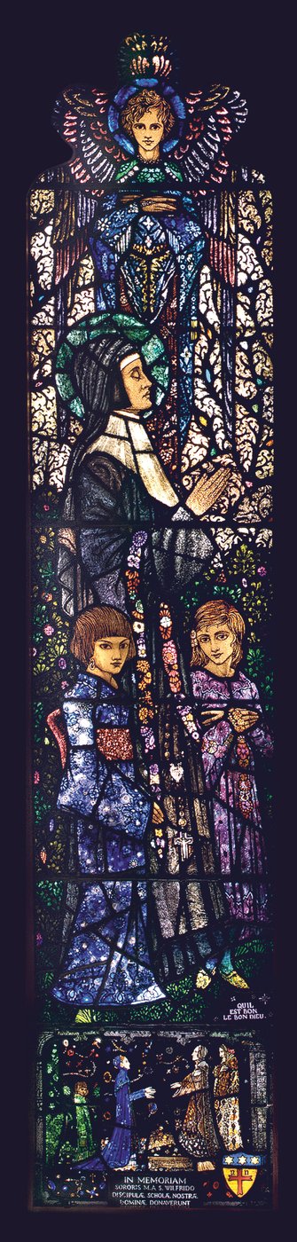 La Bendita Julie con Dos Niños de Harry Clarke