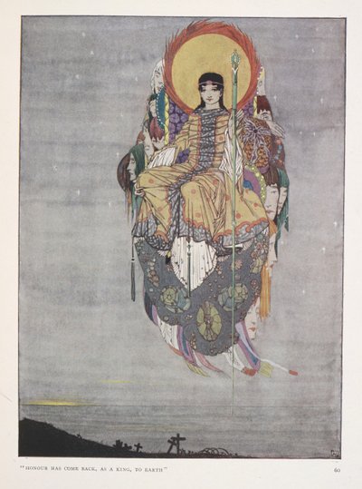 Los muertos. "El honor ha vuelto, como un rey, a la tierra" de Harry Clarke