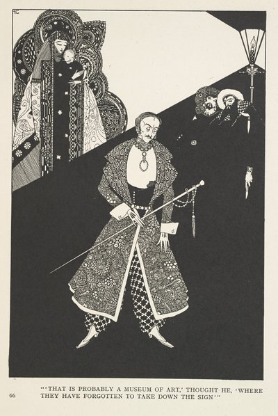 Las botas de la fortuna. "Probablemente sea un Museo de Arte", pensó, "donde se han olvidado de quitar el cartel". de Harry Clarke