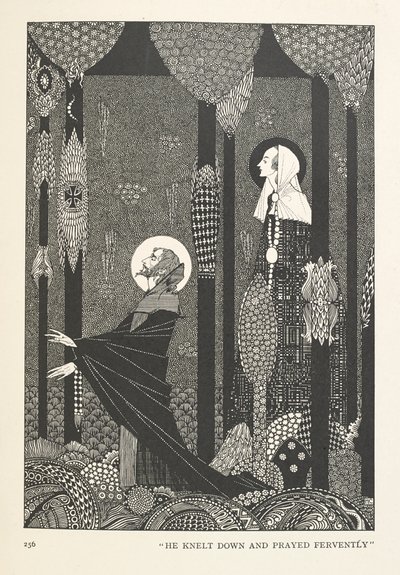La Hija del Rey de los Pantanos. Se arrodilló y rezó fervientemente. de Harry Clarke