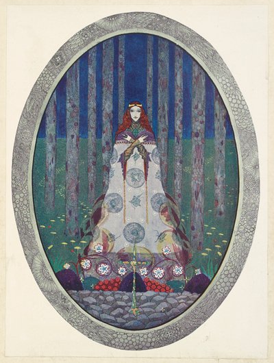 La Hija del Rey de los Pantanos. Volvió a ser una hermosa doncella. de Harry Clarke