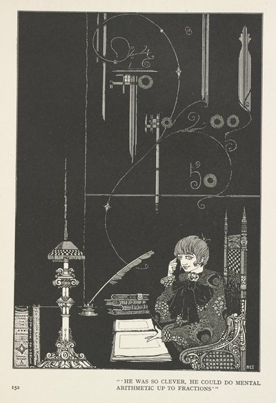 La Reina de las Nieves. Era tan inteligente que podía hacer cálculo mental hasta fracciones. de Harry Clarke