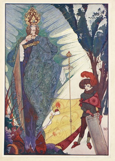 La Reina de las Nieves. Kay y la Reina de las Nieves. de Harry Clarke