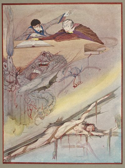 La caída de la casa Usher. de Harry Clarke