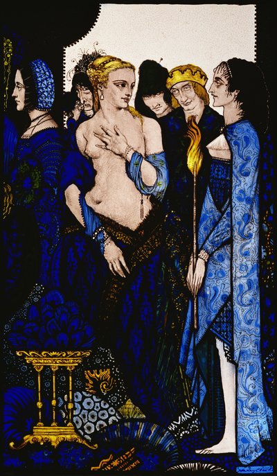 Ilustración de Harry Clarke de 