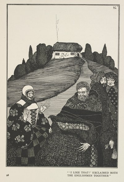 Lo que hace el Viejo siempre es correcto "¡Me gusta!" exclamaron los dos ingleses a la vez. de Harry Clarke