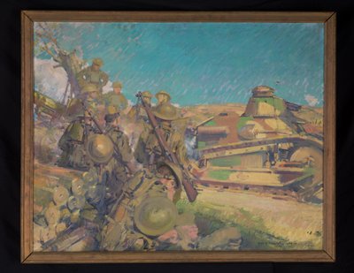 Back from the Fight, c.1918 (óleo sobre lienzo) de Harry Everett Townsend