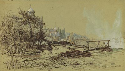 Cataratas del Niágara, 1862 de Harry Fenn