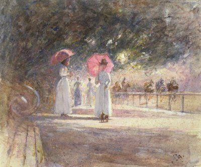 Rotten Row (óleo sobre lienzo) de Harry Fidler