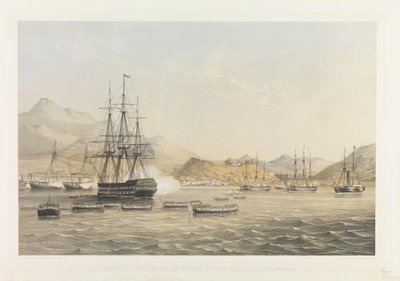 Toma de la isla de Chusan por los británicos 5 de julio de 1840 de Harry Francis Darell