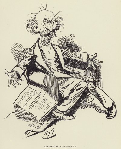 Algernon Swinburne de Harry Furniss