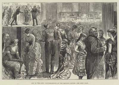 Arte en la ciudad, Conversazione en la Mansion House de Harry Furniss