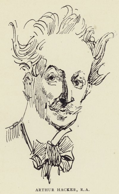 Arthur Hacker, RA de Harry Furniss