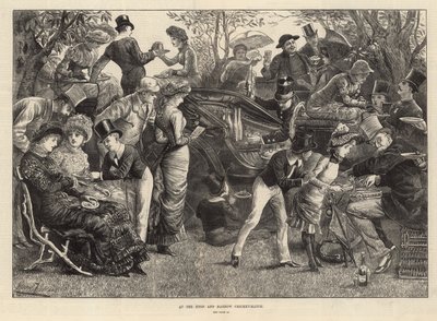 En el partido de cricket de Eton y Harrow de Harry Furniss
