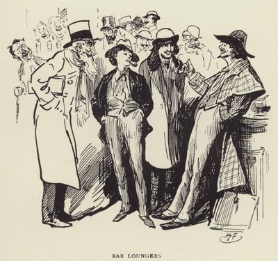 Parroquianos del Bar de Harry Furniss