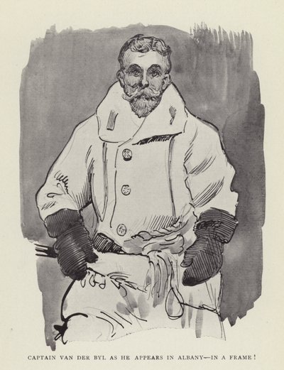 Capitán Van der Byl como aparece en Albany, ¡en un marco! de Harry Furniss