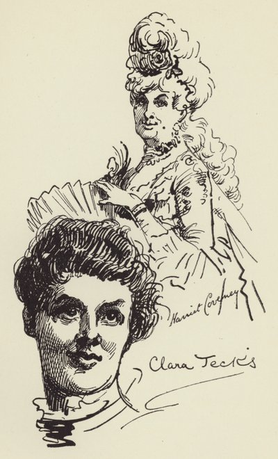 Harriet Coveney y Clara Jecks de Harry Furniss