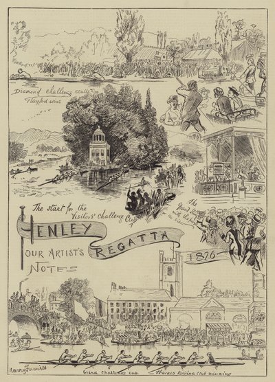 Regata de Henley, 1876 de Harry Furniss