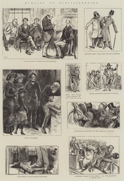 Humores de la campaña electoral de Harry Furniss