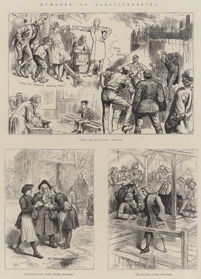 Humores de la campaña electoral de Harry Furniss