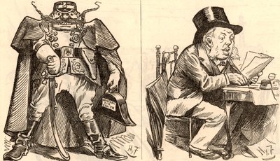 Ideal y real": William Henry Smith (1825-1891) de Harry Furniss