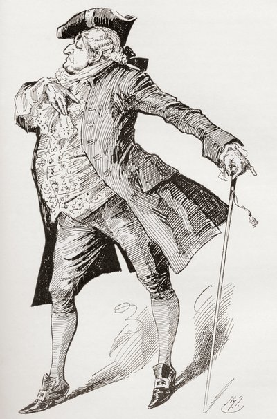 Ilustración para la novela de Charles Dickens Historia de dos ciudades de Harry Furniss