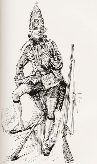 Ilustración para la novela de Charles Dickens Barnaby Rudge de Harry Furniss