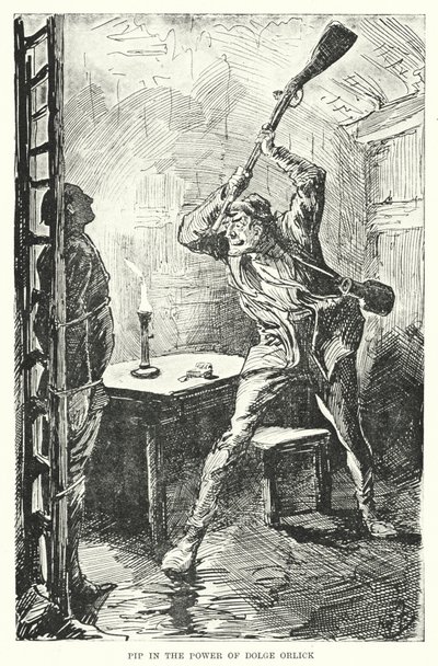 Ilustración de Grandes esperanzas de Charles Dickens de Harry Furniss