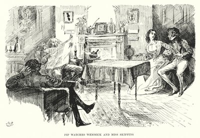 Ilustración para Grandes esperanzas de Charles Dickens de Harry Furniss