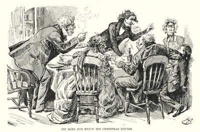 Ilustración para Grandes esperanzas de Charles Dickens de Harry Furniss