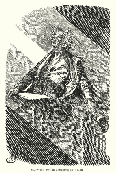 Ilustración para Grandes Esperanzas de Charles Dickens de Harry Furniss