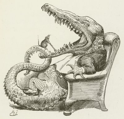 Ilustración para Sylvie y Bruno de Lewis Carroll de Harry Furniss