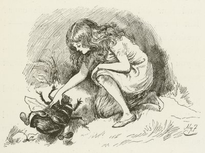 Ilustración para Sylvie y Bruno de Lewis Carroll de Harry Furniss