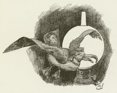 Ilustración para Sylvie y Bruno de Lewis Carroll de Harry Furniss