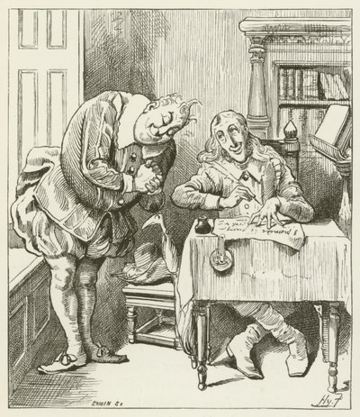 Ilustración para Sylvie y Bruno de Lewis Carroll de Harry Furniss