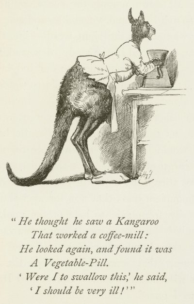 Ilustración para Sylvie y Bruno de Lewis Carroll de Harry Furniss