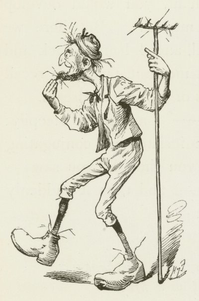 Ilustración para Sylvie y Bruno de Lewis Carroll de Harry Furniss
