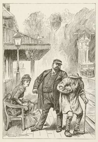 Ilustración para Sylvie y Bruno de Lewis Carroll de Harry Furniss