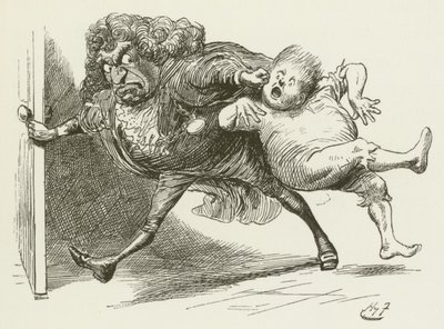 Ilustración para Sylvie y Bruno de Lewis Carroll de Harry Furniss