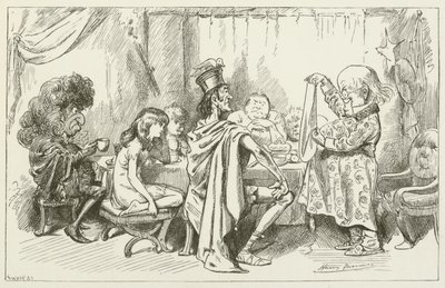 Ilustración para Sylvie y Bruno de Lewis Carroll de Harry Furniss