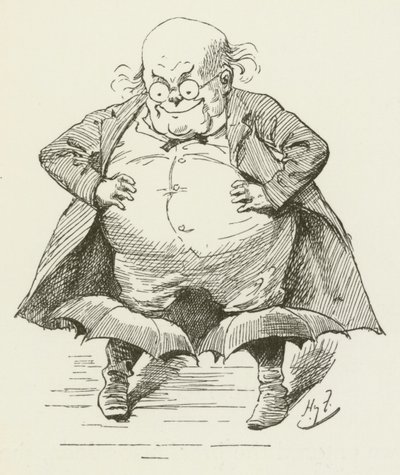 Ilustración para Sylvie y Bruno de Lewis Carroll de Harry Furniss