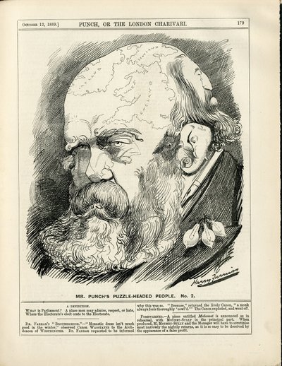Ilustración de Harry Furniss (1854-1925) en Punch de Harry Furniss