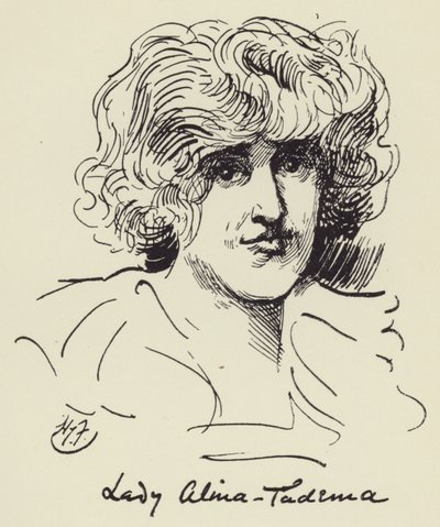 Lady Alma Tadema de Harry Furniss
