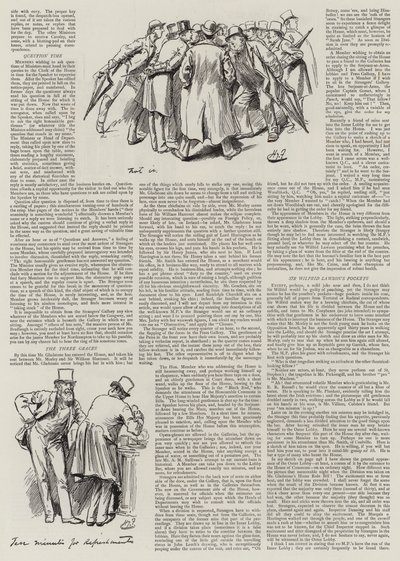 Vida en el Parlamento, Extraños en la Casa de Harry Furniss