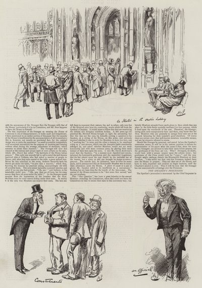 Vida en el Parlamento, Extraños en la Casa de Harry Furniss