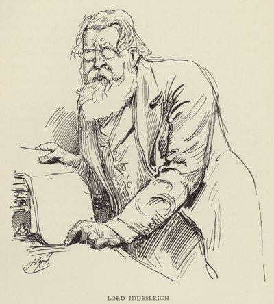 Lord Iddesleigh de Harry Furniss
