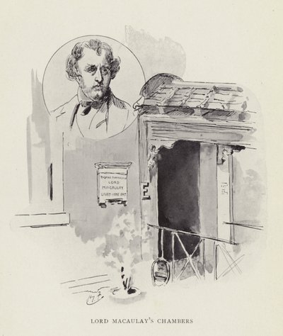 Las cámaras de Lord Macaulay de Harry Furniss