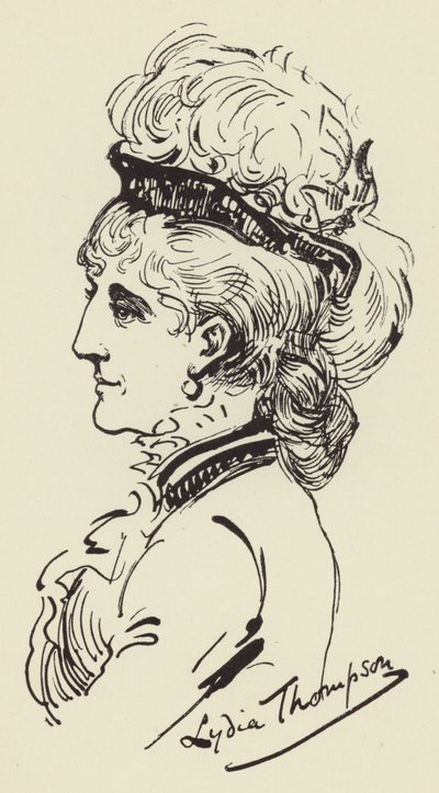 Lydia Thompson de Harry Furniss