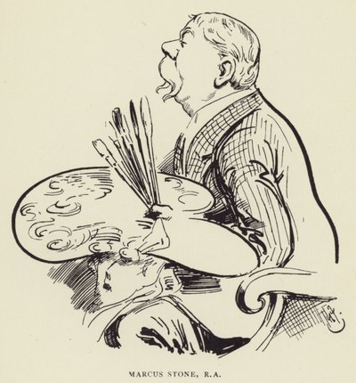 Marcus Stone, RA de Harry Furniss